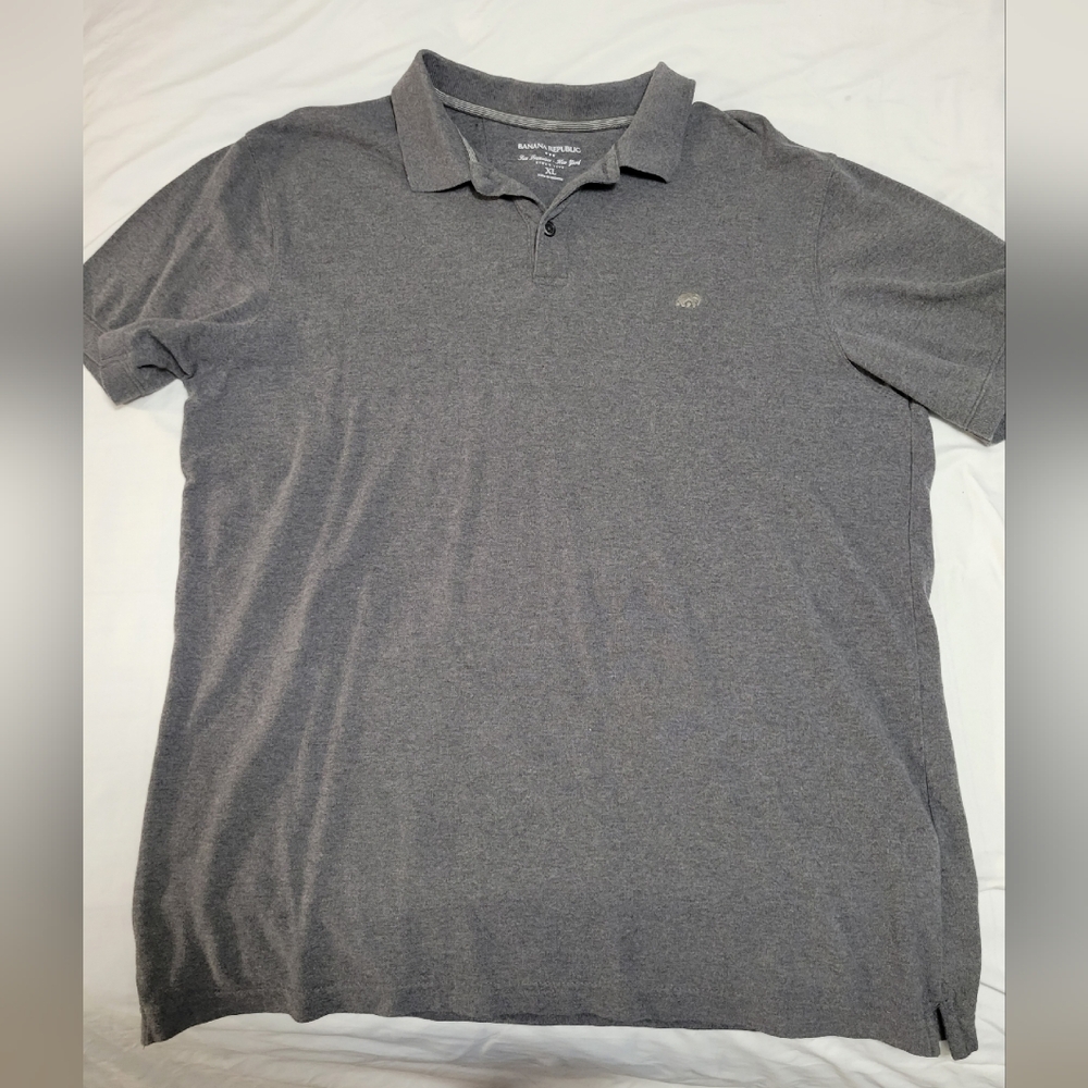 XL Men's Banana Republic gray polo